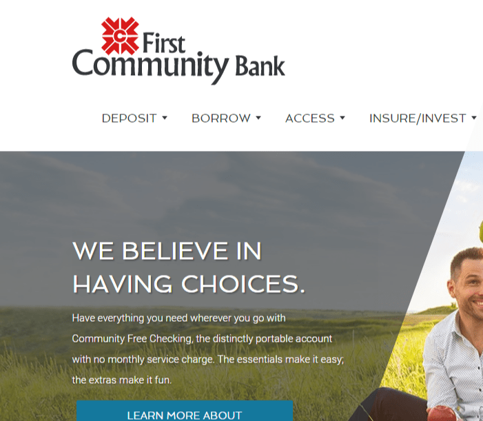 Fcbresource Online Banking | First Community Bank Webpage