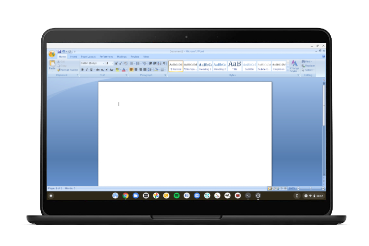 ms word on chromebook